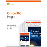 Los mejores  - Microsoft Office 365 Hogar - Software para PC y Mac- Hasta 6 Usarios- Suscripción 1 Año